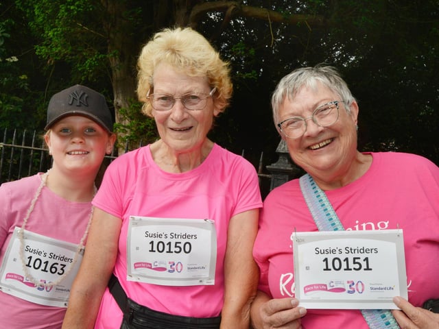 Hastings Race for Life 2023 in Alexandra Park.