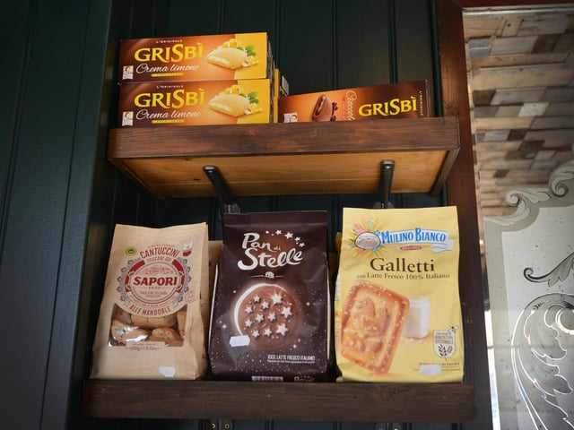 A selection of Italian biscuits