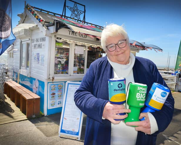Stella Brennan-Wright at The Old Bathing Station Kiosk in Bexhill.