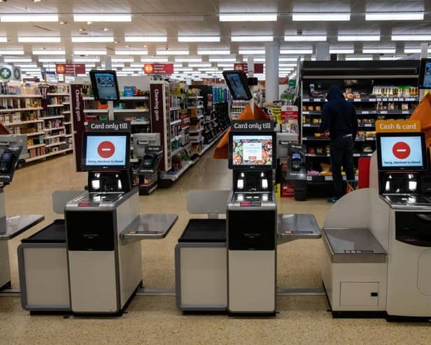 Changes to Sainsbury's tills in Eastbourne (Photo by Chris J Ratcliffe/Getty Images)