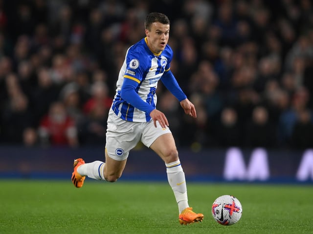 March made an instant impact off the bench with a shot beaten away by Pickford. Every dangerous move seemed to go through him. Let himself down with a sloppy pass that led to the fourth goal. He was down hurt when the ball went in Replaced by Billy Gilmour. Worrying signs for a key player (Photo by Mike Hewitt/Getty Images)