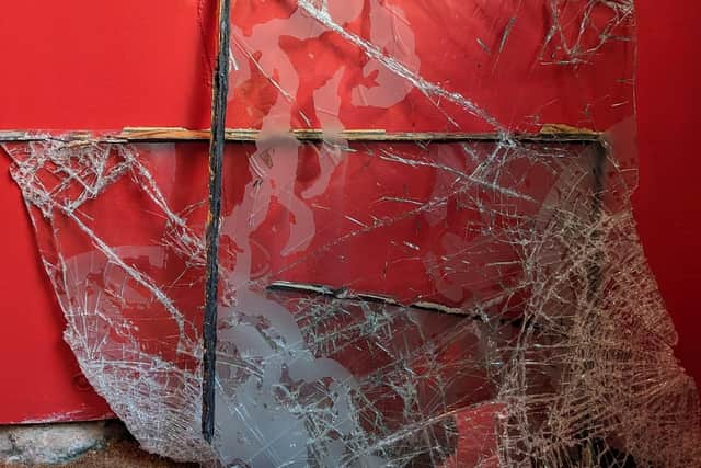 Damage caused following a break-in at the Electric Palace Cinema