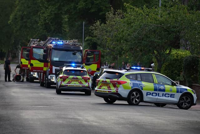 Emergency services called to tackle fire in Eastbourne