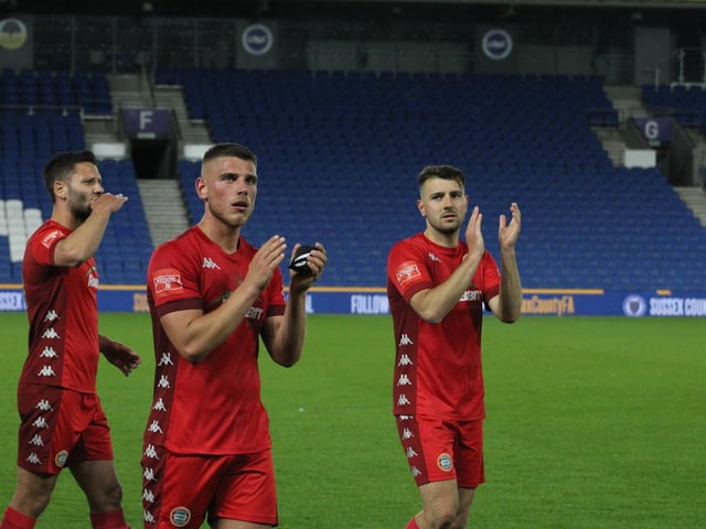 Brighton and Hove Albion v Worthing - Sussex Senior Challenge Cup final 2021/22 season. Picture by Cory Pickford