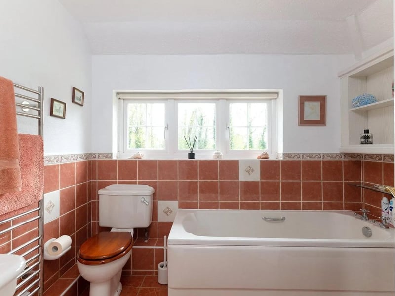 The property has two bathrooms