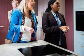 Mims Davies MP and Rt Hon Kemi Badenoch MP in East Grinstead