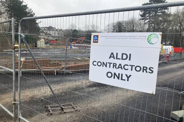 Jobs are being advertised for new roles at the Aldi supermarket currently under construction in Horsham