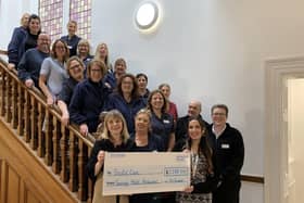 Goring Hall staff with the Guild Care donation