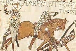 The Battle of Hastings is commemorated in the Bayeaux Tapestry