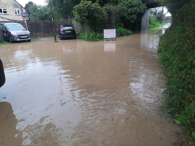 Flooding in Chichester: Pictures show parts of city submerged due to heavy rainfall