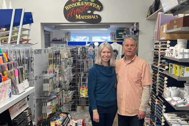 New shop comes to Polegate: ‘One-stop place for everything creative’ – Jo and Ray Burchartz