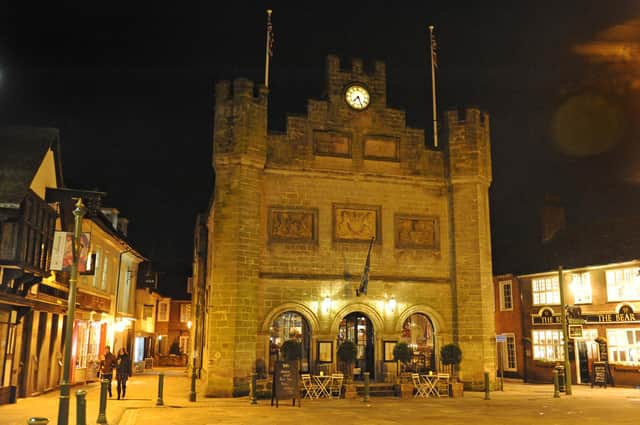 Horsham's Market Square was among the best places to spend time in the town, according to an artificial intelligence bot