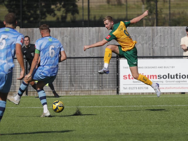 Action from Horsham's win over Cheshunt in the Isthmian premier division