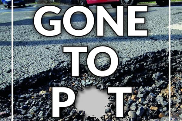 Potholes remain an issue in Sussex.