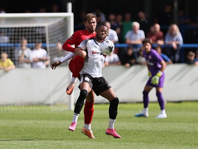 Action from Worthing's win at Dover in National League South