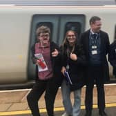 Five young Mid-Sussex people with learning difficulties have enjoyed a ‘Try a Train’ trip with Southern, boosting their knowledge and confidence to use train services independently. Picture: GTR