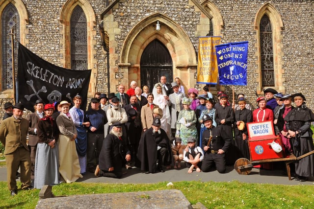 A cast of 200 told the tale of the uproar caused when the Salvation Army made its first foray into Worthing