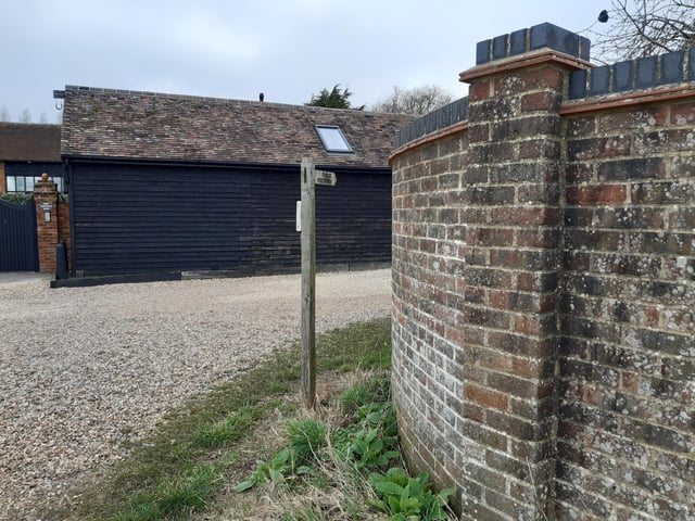 Turn right here, at Newcote Farm