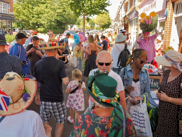 Eastbourne's inaugural Old Town HatFest. Photo: Rupert Kirby