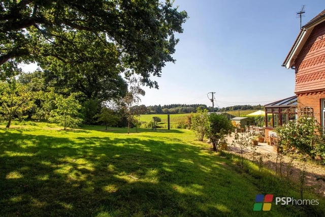 Outside are gardens and a paddock, which extend to 1.22 acres in total