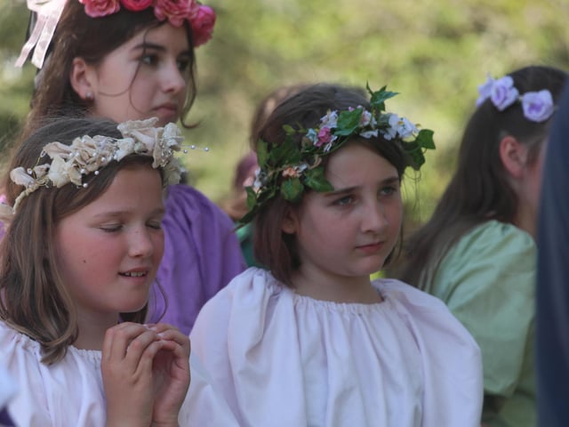 Crowning of the May Queen 2024 in Alexandra Park, Hastings, May 12. Photo by Roberts Photographic.