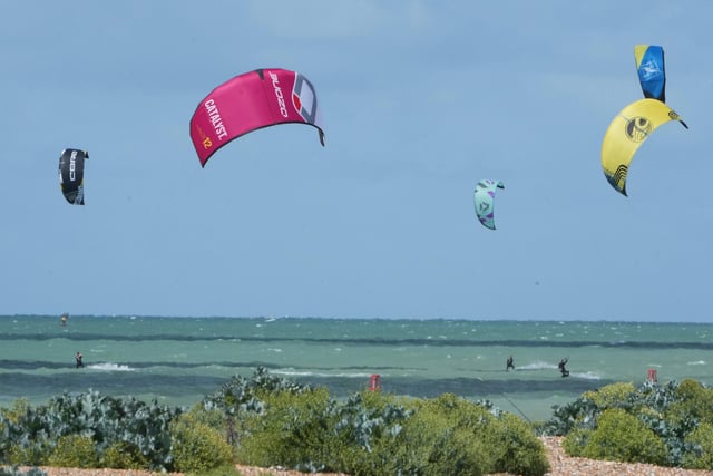 Worthing is the UK's unofficial capital of kitesurfing