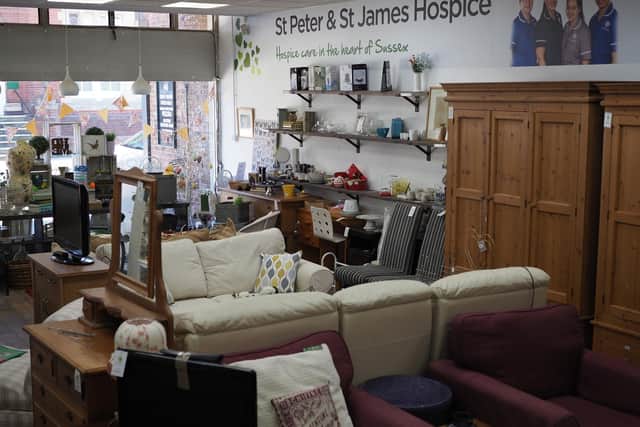St Peter & St James Hospice recently expanded their Church Road charity shop in Burgess Hill to sell furniture