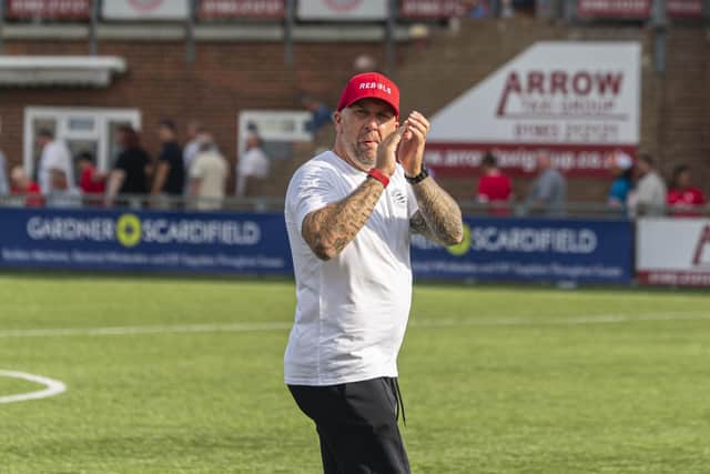 Adam Hinshelwood is relishing the challenge that the National League is bringing Worthing | Picture by Jay Wrighte