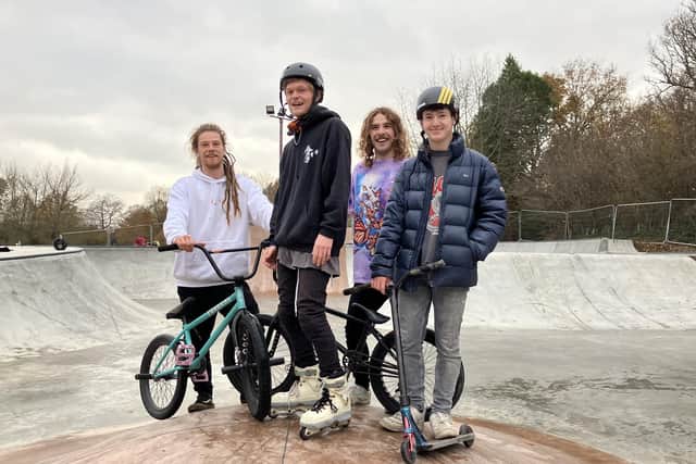 Horsham's new skatepark opened today