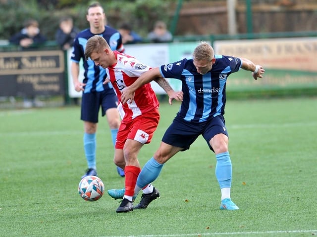 Steyning Town v Crowborough Athletic in the SCFL premier