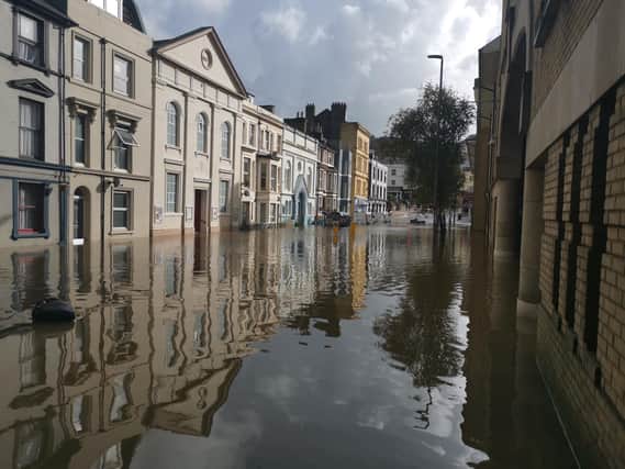 Hastings town centre suffered major flooding on October 28