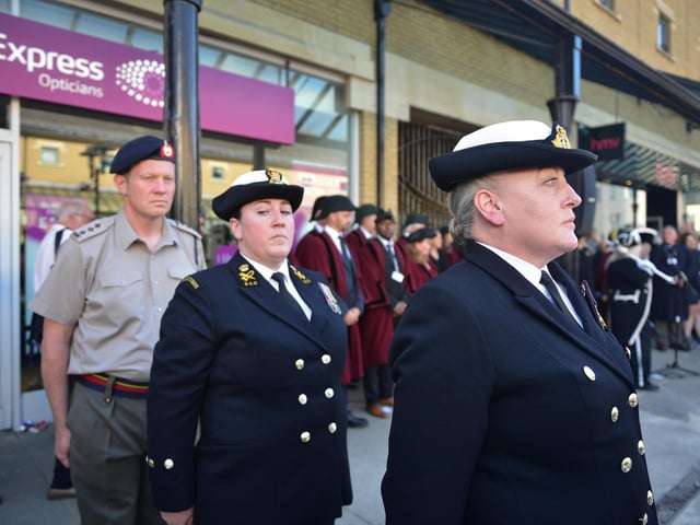 Hastings' Proclamation: The Mayor of Hastings, Cllr James Bacon, read the local Proclamation of the new King at 3pm on Sunday 11 September in Queens Square.