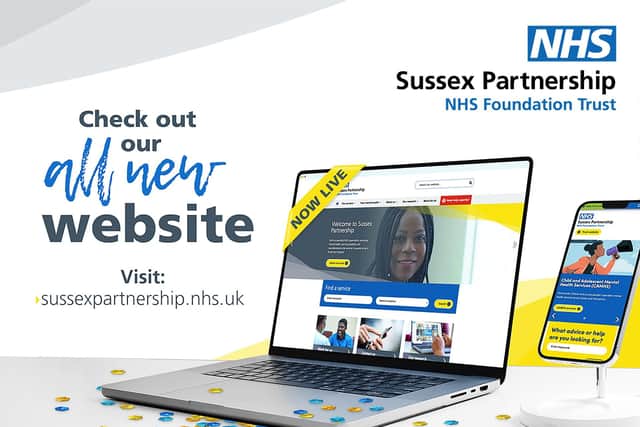 Sussex Partnership NHS Foundation Trust launches new website to support patients, families and carers