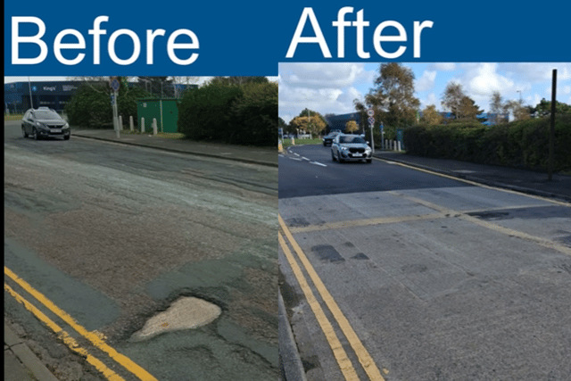 East Sussex Highways fixed Marshall Road