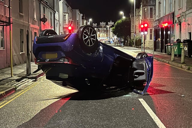 Collision in Eastbourne town centre