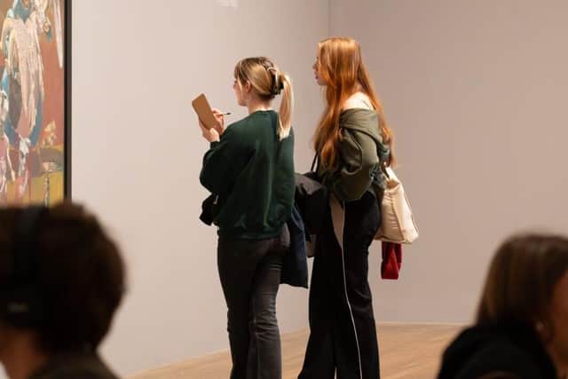 Collyer's students at the Tate Modern
