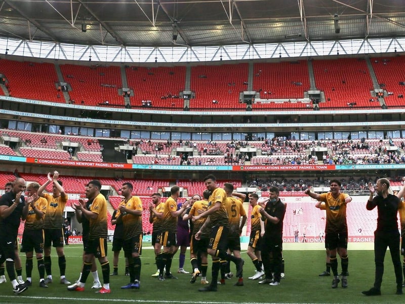 Littlehampton Town at Wembley for the 2022 FA Vase final