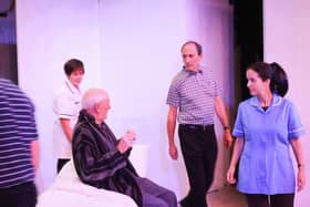 André struggles to make sense of what's happening in The Father at The Archway Theatre, Horley