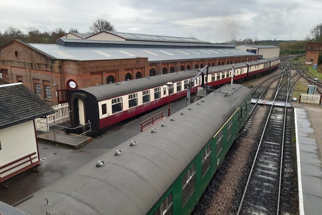 Sheffield Park station on the Bluebell Railway