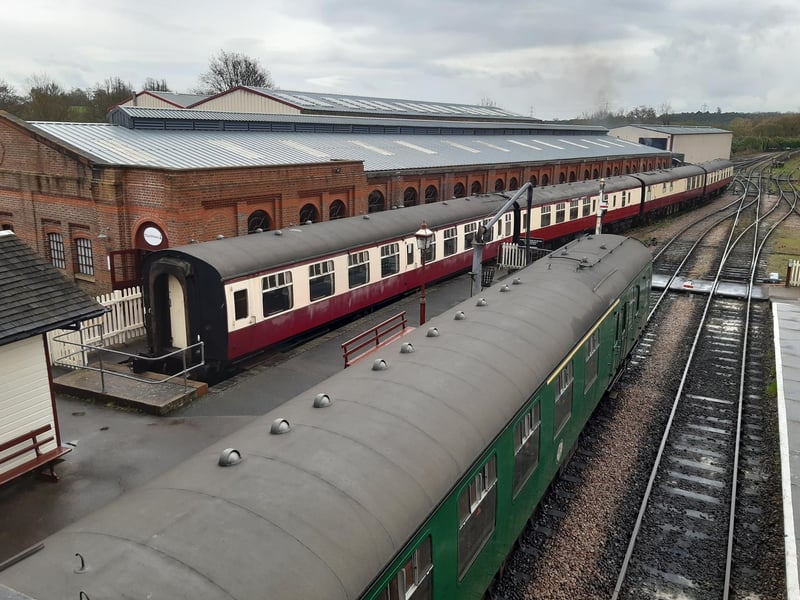 Sheffield Park station on the Bluebell Railway