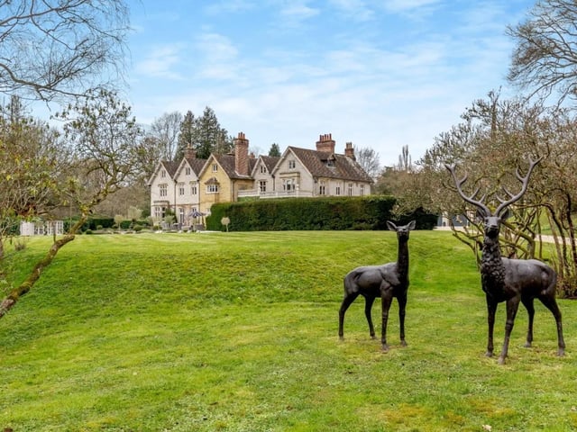 The gardens have rolling lawns and immaculate landscaping, said Strutt & Parker – Horsham