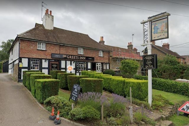 The Greets Inn in Friday Street, Warnham, is rated four and a half out of five from 747 Tripadvisor reviews. One person said: 'Wonderful food and great in every way'