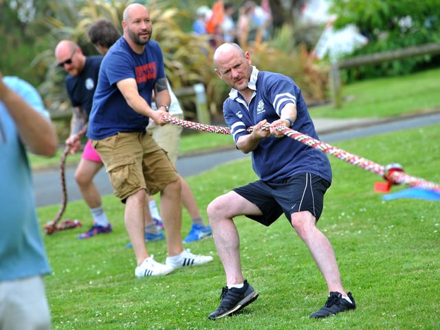 Fun and games in Denton Gardens at the community picnic
