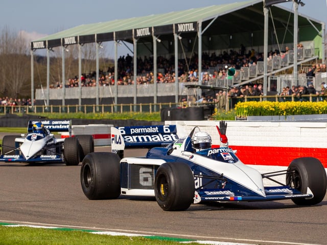 The Brabham BT52 in action. Photo: Michael John Reed. REEDIMAGE.