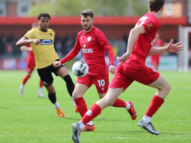 Worthing beat Maidstone in the National South play-off semi-final at a packed Woodside Road