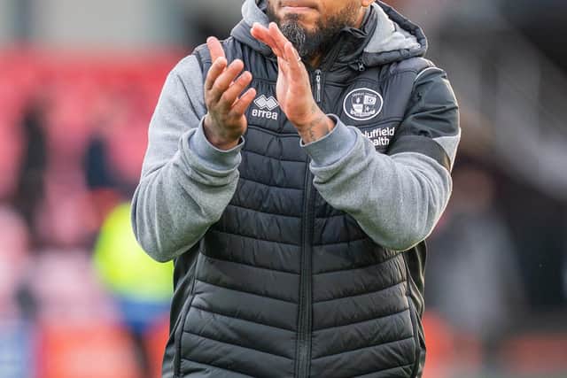 Colin Kazim Richards after what proved his final away game as boss | Picture by Kyle Hemsley