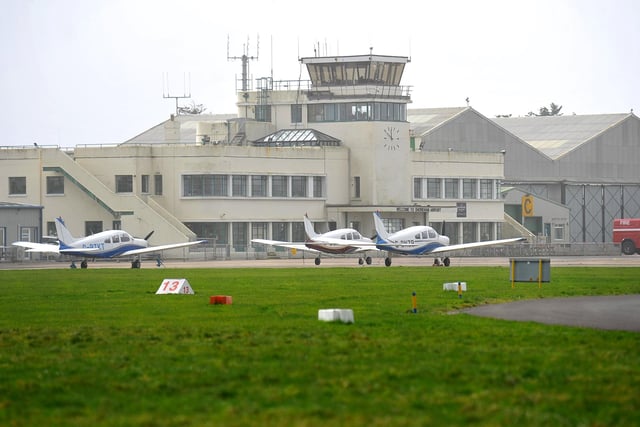 Planes at Shoreham Airport were grounded
