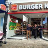 Deputy mayor Candy Vaughan opening Burger King in Terminus Road, Eastbourne