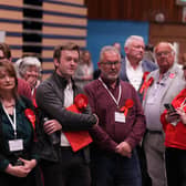 Tom Rutland, Labour MP for East Worthing & Shoreham, was among those at the count. Picture: Eddie Mitchell