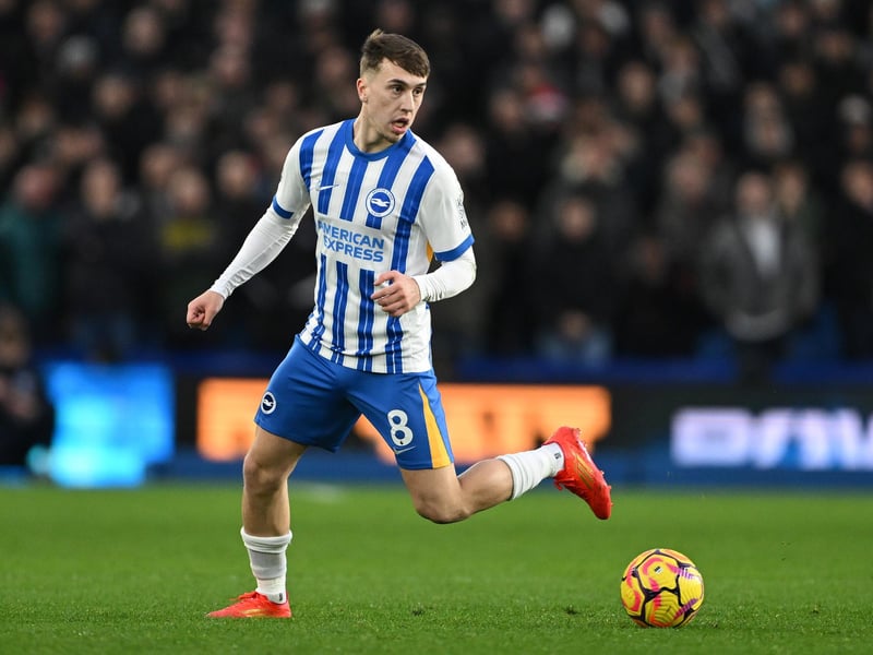 Really enjoyed his performance tonight, his best yet for Brighton. Creative down the right and now starting to see the best of German. Only his second start since his £25m arrival from Mainz. Replaced by Minteh on 67 minutes.